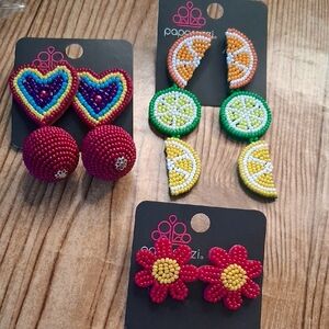 Paparazzi Multicolor Beaded Earring Collection